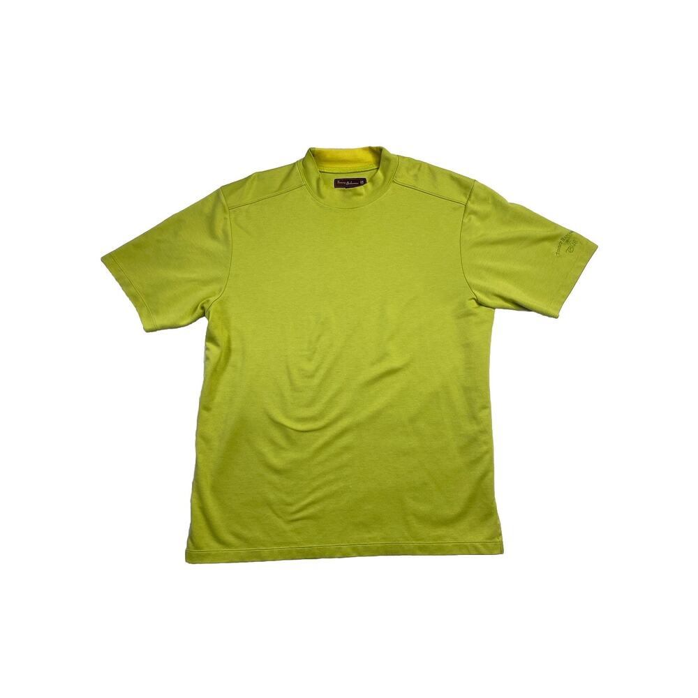 Tommy Bahama 18 Golf Short Sleeve Shirt Men XL Green Super Soft